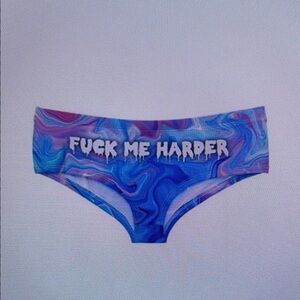 Colorful Graphic Print Bikini Bottoms